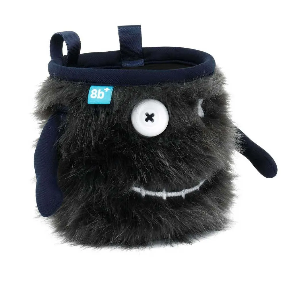 8 B Plus Helli Chalkbag, Black fur, One Size 8 B Plus Helli Chalkbag, Black fur, One Size