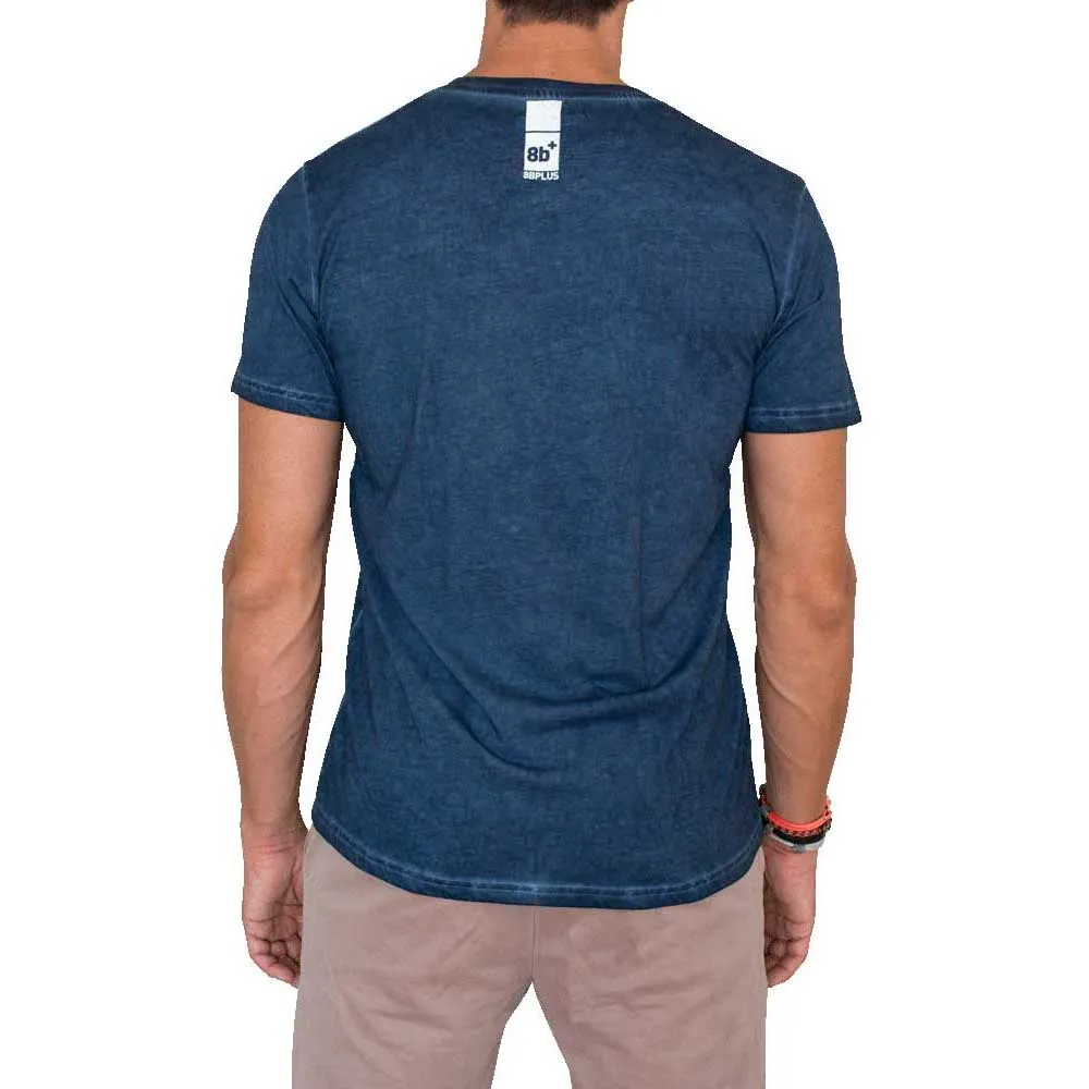 8 B Plus Logo Kurzarm-t-shirt, Blue / white 8 B Plus Logo Kurzarm-t-shirt, Blue / white