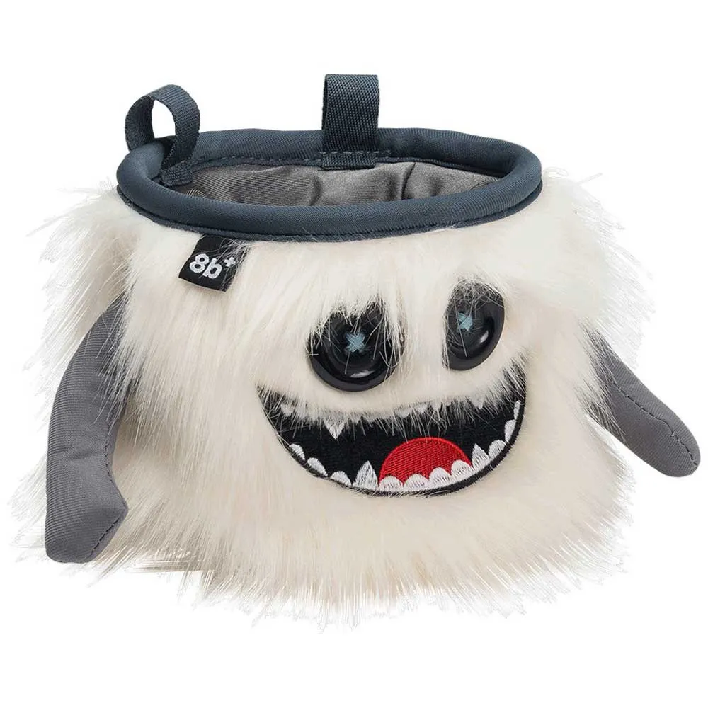 8 B Plus Manny Chalkbag, White / grey, One Size 8 B Plus Manny Chalkbag, White / grey, One Size