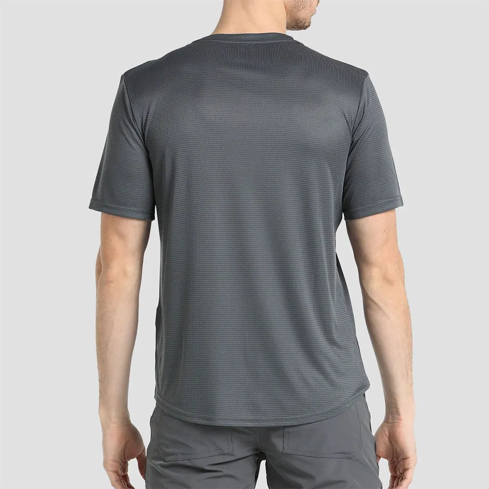 +8000 Blanc Kurzarm-t-shirt, Anthracite