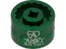 Abbey Bike Tools Bottom Bracket Socket Dual Sided Innenlagerwerkzeug, Green, Dura Ace / Ultegra
