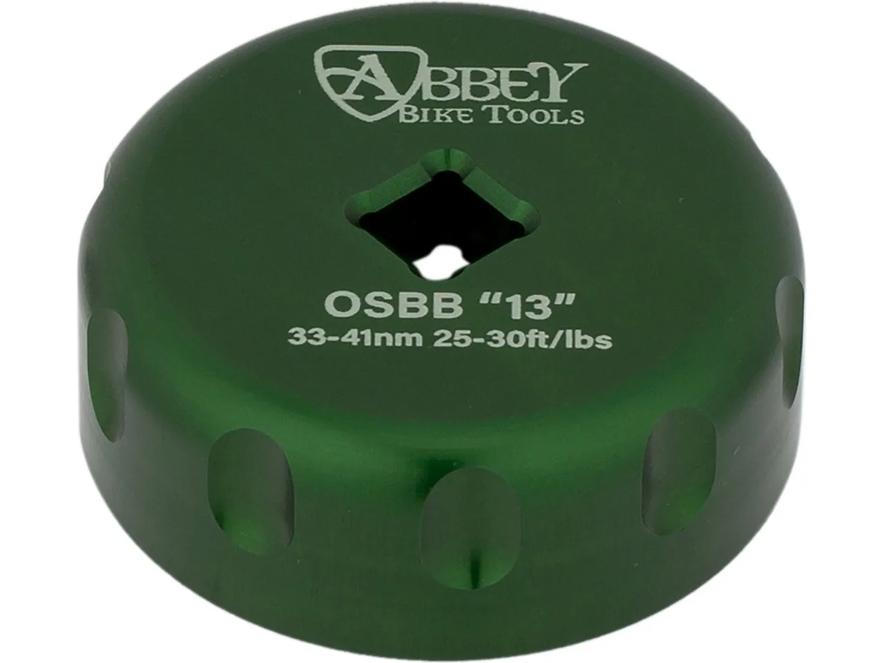 Abbey Bike Tools Bottom Bracket Socket Single Sided für e*thirteen, Grün, one_size Abbey Bike Tools Bottom Bracket Socket Single Sided für e*thirteen, Grün, one_size