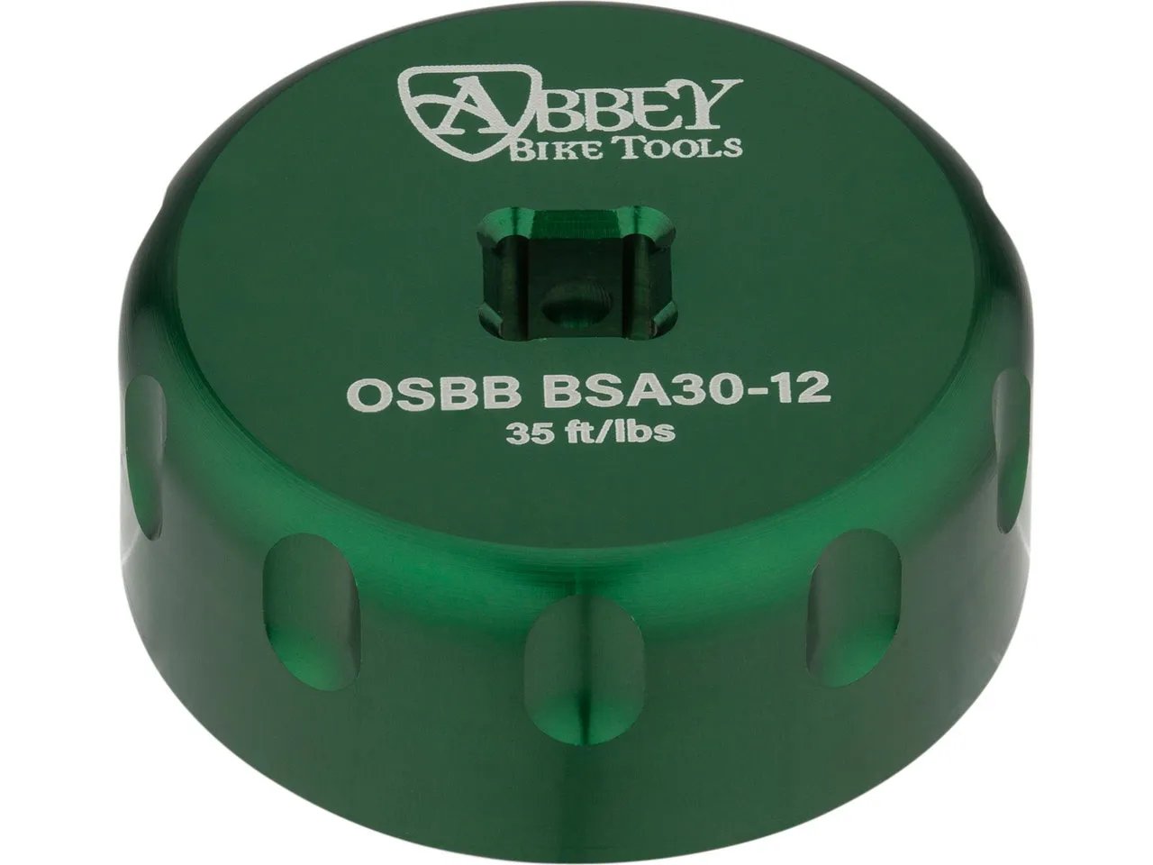 Abbey Bike Tools Bottom Bracket Socket Single Sided Innenlagerwerkzeug für BSA30-12, Grün, one_size