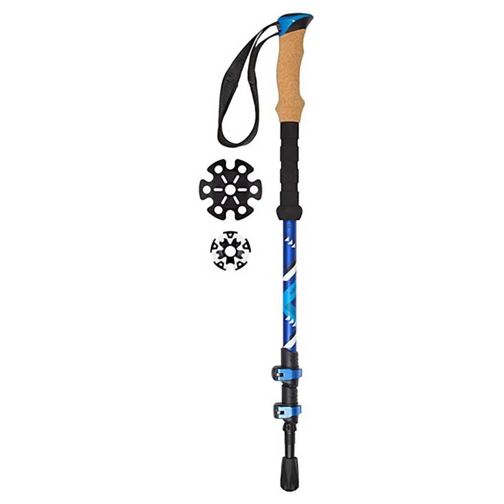 Abbey Camino Cane Cork/eva Grip Stock 1 Einheit, Silver / black / blue, 63-135cm Abbey Camino Cane Cork/eva Grip Stock 1 Einheit, Silver / black / blue, 63-135cm
