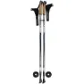 Abbey Nordic Walking Cane Stöcke, Silver grey / black / blue, 86-140cm