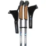 Abbey Nordic Walking Cane Stöcke, Silver grey / black / blue, 86-140cm