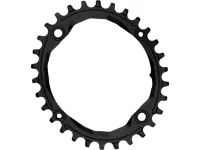 absoluteBLACK Oval 1X Kettenblatt für 104/64 BCD absoluteBLACK Oval 1X Kettenblatt für 104/64 BCD