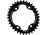 absoluteBLACK Oval 1X Kettenblatt für Shimano XT M8000 / SLX M7000 / HG+ 12-fach