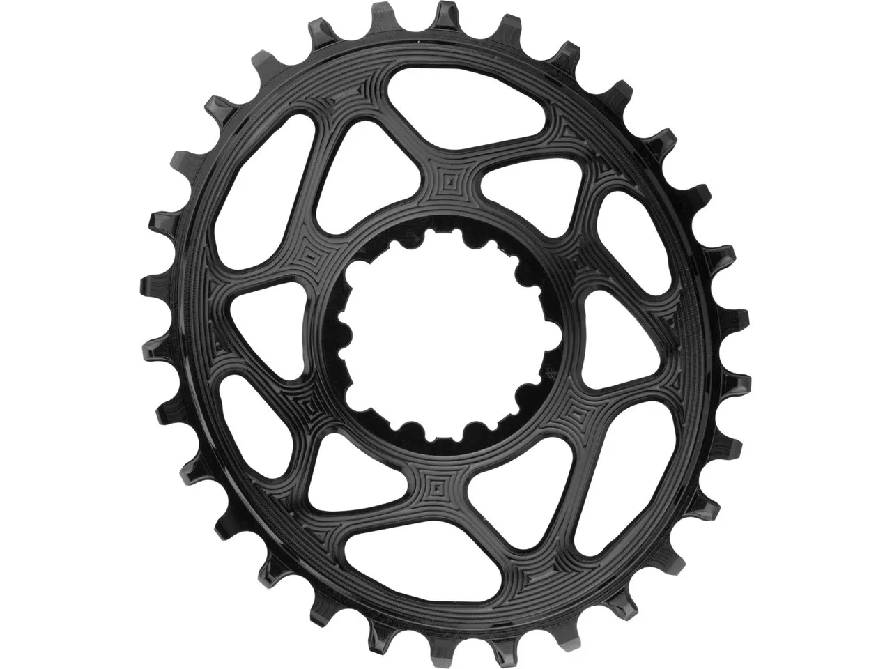 absoluteBLACK Oval Boost Kettenblatt für SRAM Direct Mount 3 mm Offset absoluteBLACK Oval Boost Kettenblatt für SRAM Direct Mount 3 mm Offset