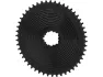absoluteBLACK Oval Road 1X Aero Kettenblatt für SRAM Direct Mount, Black, 50t