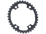 absoluteBLACK Oval Road Silver Series 110/4 Kettenblatt für Shimano Dura-Ace 9000, Grey, 52t