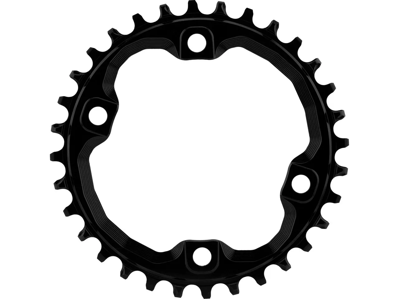 absoluteBLACK Round 1X Kettenblatt für Shimano XT M8000 / SLX M7000 absoluteBLACK Round 1X Kettenblatt für Shimano XT M8000 / SLX M7000