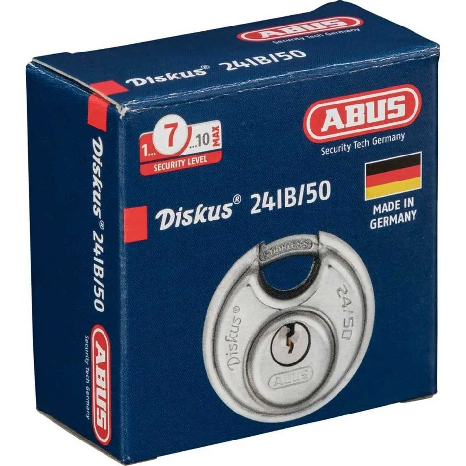 ABUS 24ib/50 B/dfnli Vorhängeschloss, Silver / blue, One Size ABUS 24ib/50 B/dfnli Vorhängeschloss, Silver / blue, One Size