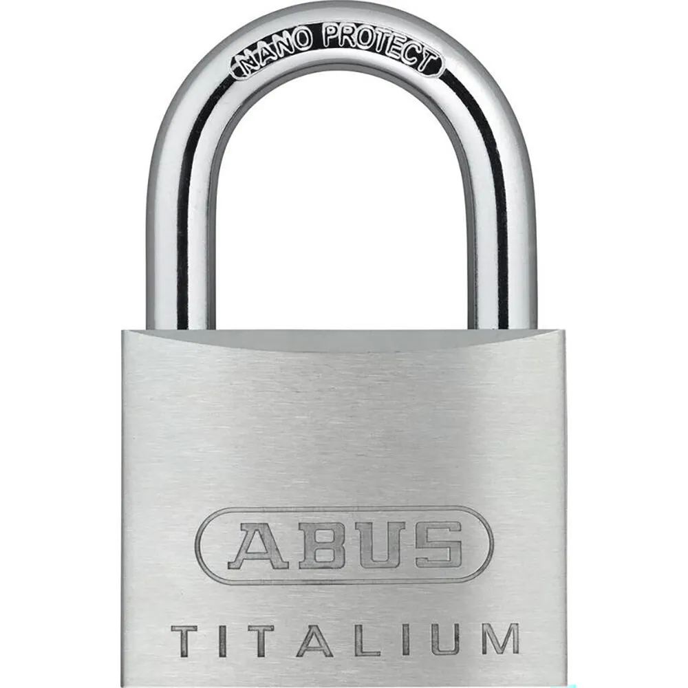 ABUS 64ti/50 B/dfnli Kettenschloss, Silver, One Size ABUS 64ti/50 B/dfnli Kettenschloss, Silver, One Size
