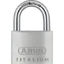 ABUS 64ti/50 B/dfnli Kettenschloss, Silver, One Size