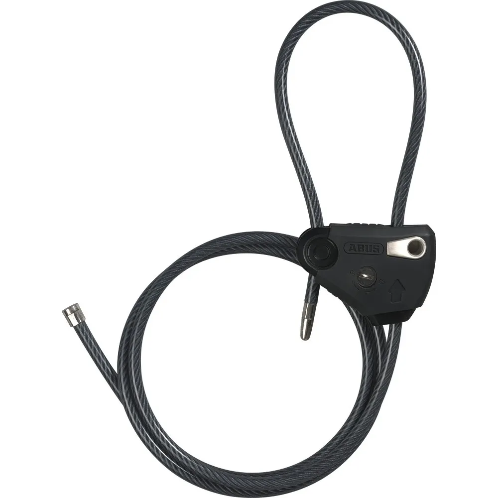 ABUS Anti-Diebstahl-Kabel 210 Unisex, schwarz, 185cm ABUS Anti-Diebstahl-Kabel 210 Unisex, schwarz, 185cm