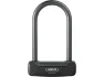 ABUS Bügelschloss Granit Plus 640 mit Halter TexKF, Schwarz, 230mm