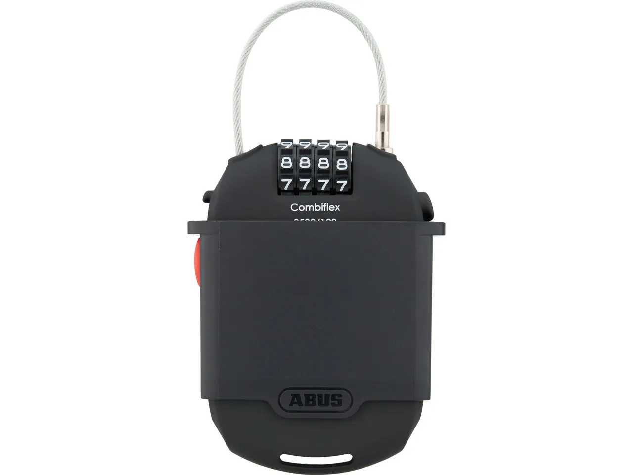 ABUS Combiflex 2503 Kabelschloss mit UCH Hülle, Black, 120cm ABUS Combiflex 2503 Kabelschloss mit UCH Hülle, Black, 120cm