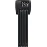 ABUS Faltbares Schloss mit Halterung 6000C SHFL Unisex, schwarz, 90cm