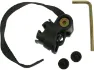 ABUS Halter TexKF Mini für Kabel-, Spiralkabel- und Steel-O-Flex-Schlösser, Schwarz, 21-80mm Durchmesser