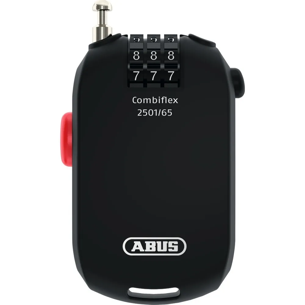 ABUS Kabelschloss Combiflex 2501 Unisex, schwarz, 65cm