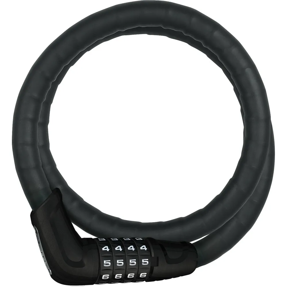 ABUS Kabelschloss Tresorflex 6615C/85/15 SCLL Unisex, schwarz, 85cm