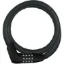 ABUS Kabelschloss Tresorflex 6615C/85/15 SCLL Unisex, schwarz, 85cm