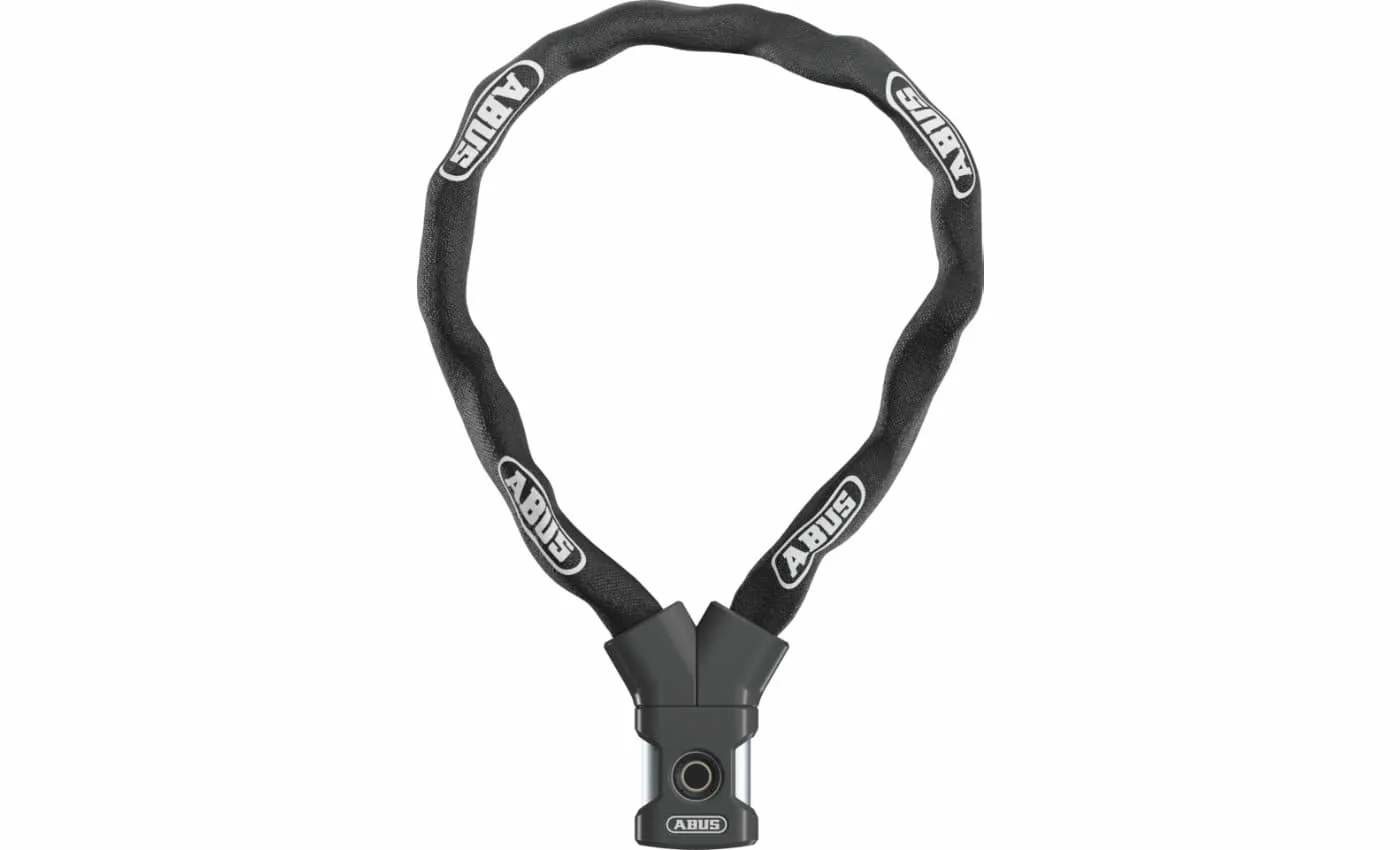 ABUS Kettenschloss Yardo 7807F/85 mit Fingerabdruck, Schwarz, 7807F/85