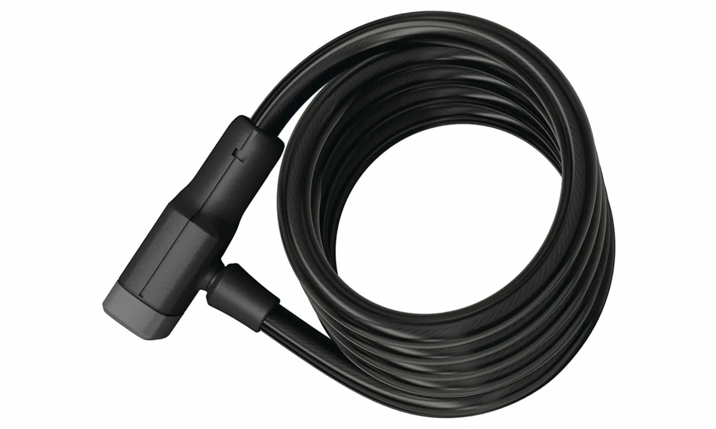 ABUS Spiralkabelschloss Booster 6512K/180/12, Black, 180cm ABUS Spiralkabelschloss Booster 6512K/180/12, Black, 180cm
