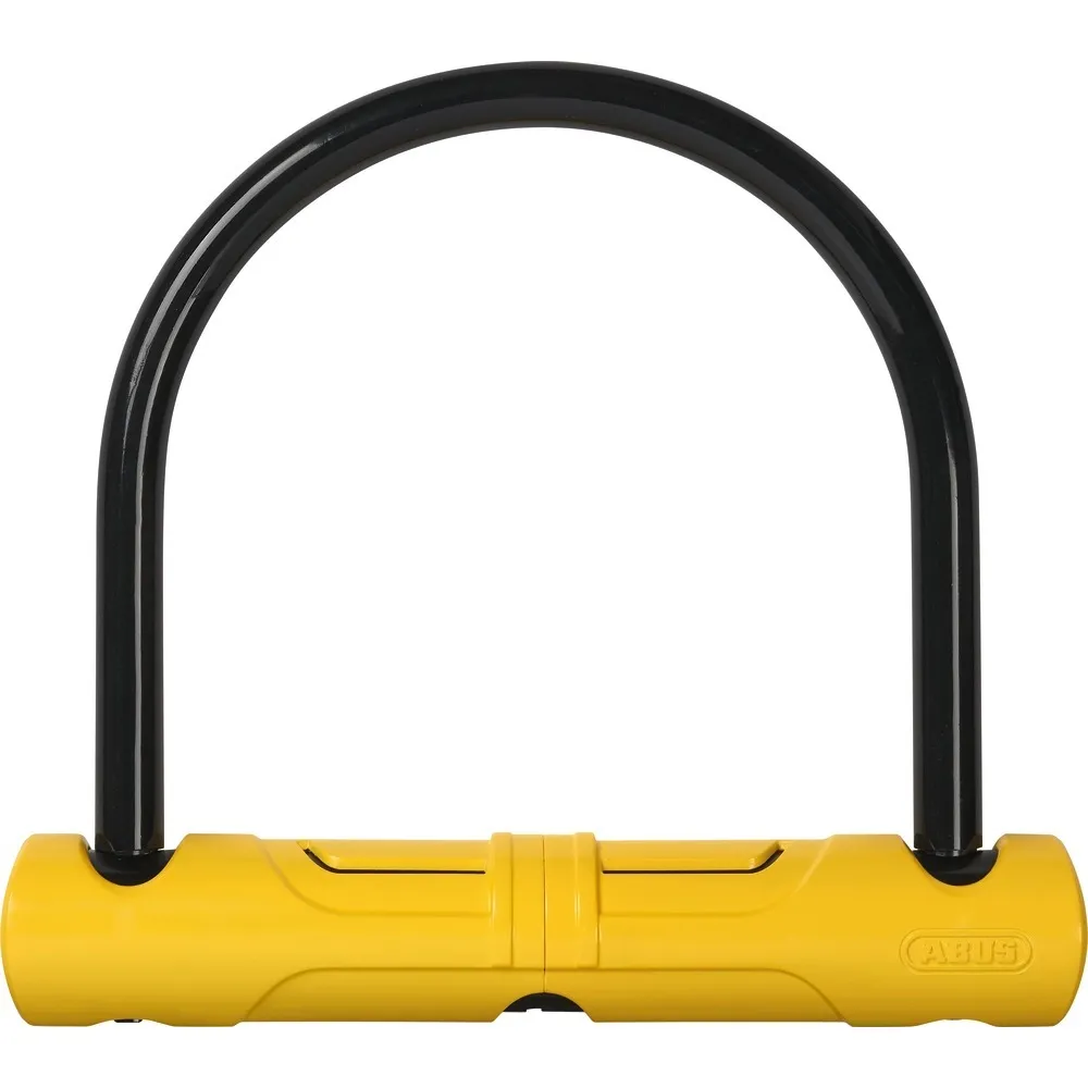 ABUS U-Schloss + Halterung 402/150HB SH34 Unisex, gelb, 90 x 160 x 11mm