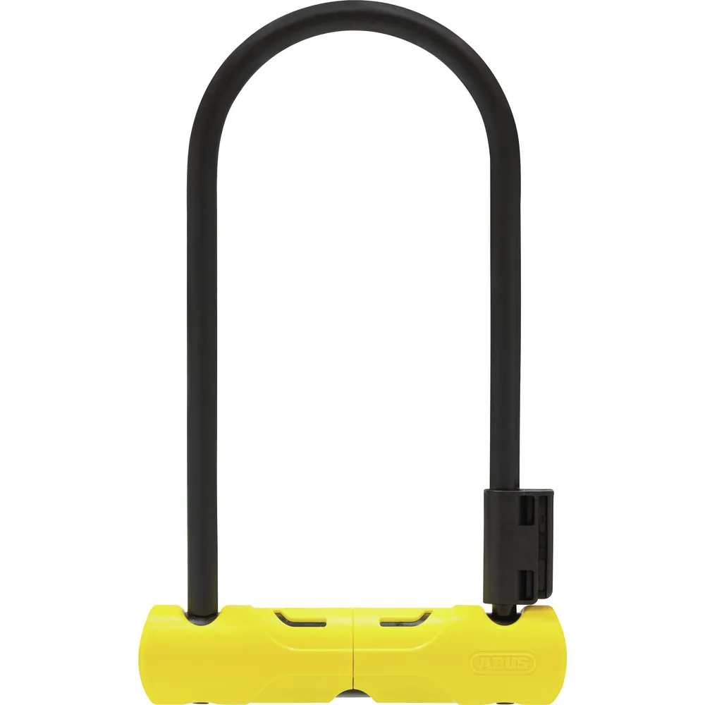 ABUS U-Schloss + Halterung 402/170HB230 SH34 Unisex, gelb, 110 x 230 x 11mm