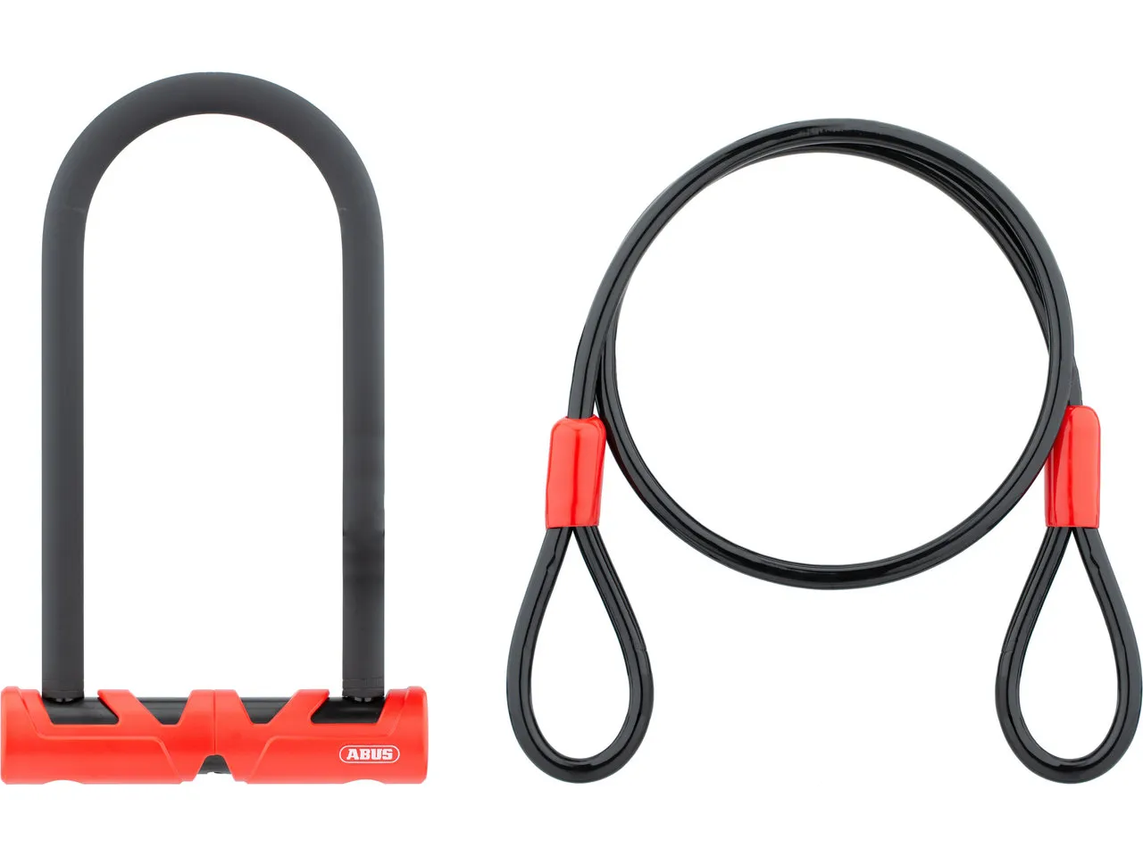 ABUS Ultimate 420 Bügelschloss mit Cobra 10/120 Kabel und USH Halter, Red, 8 x 14cm ABUS Ultimate 420 Bügelschloss mit Cobra 10/120 Kabel und USH Halter, Red, 8 x 14cm