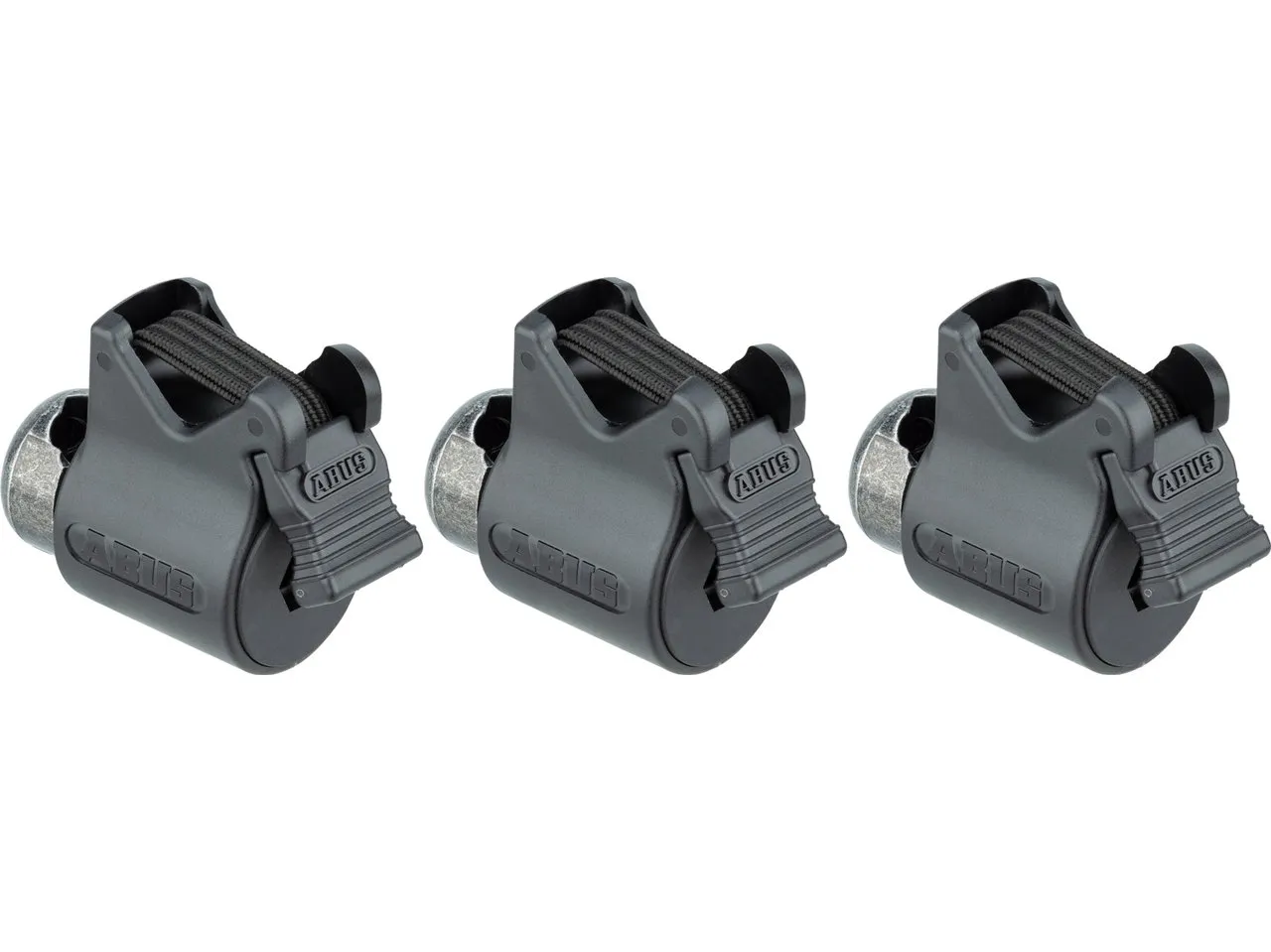 ABUS Universal-Gepäckträgerhalter UGH 02, Schwarz, 5-16.5mm Durchmesser ABUS Universal-Gepäckträgerhalter UGH 02, Schwarz, 5-16.5mm Durchmesser