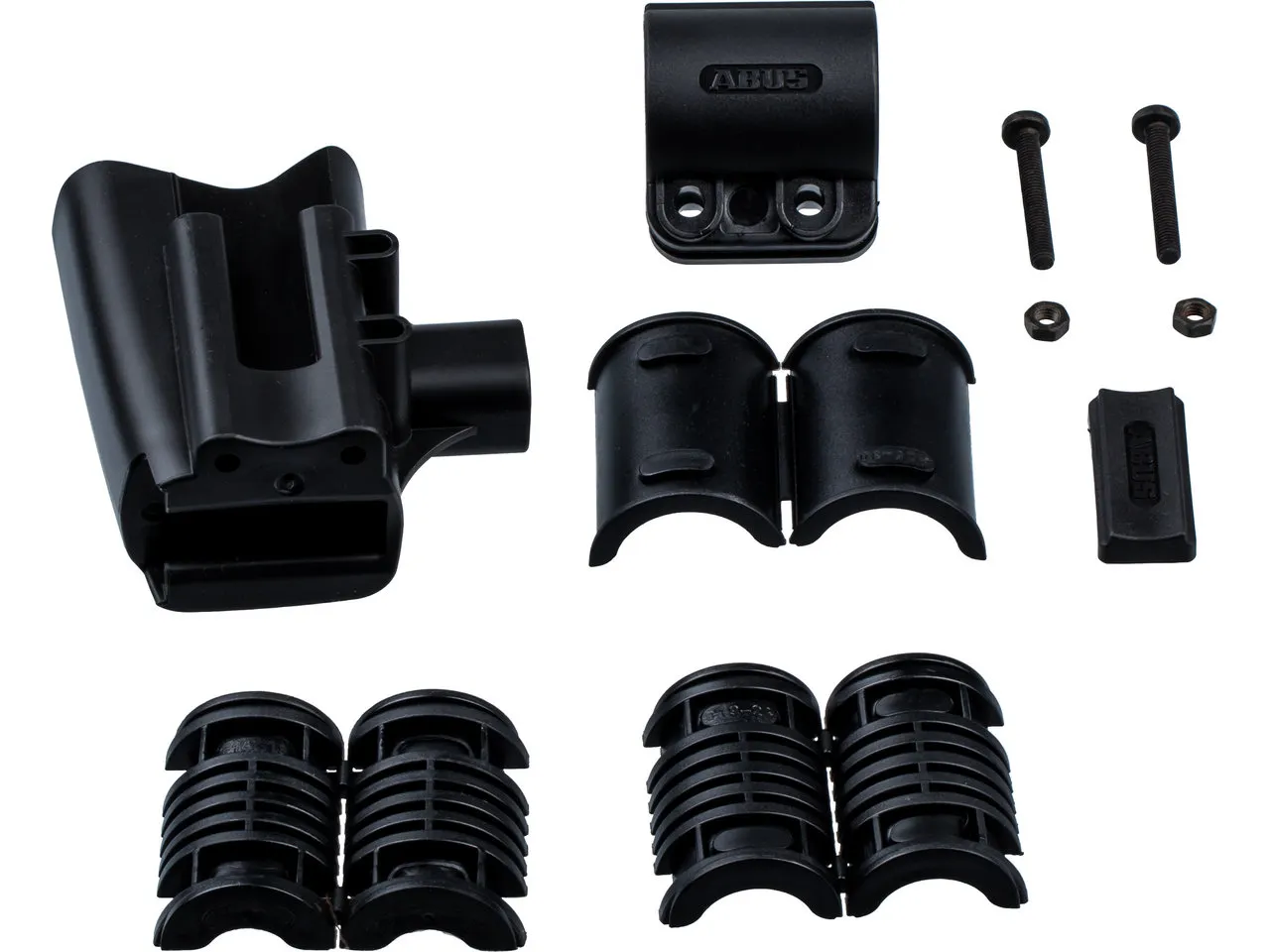 ABUS USH 540 Rahmenhalterung, Schwarz, 15-35mm Durchmesser ABUS USH 540 Rahmenhalterung, Schwarz, 15-35mm Durchmesser