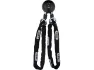ABUS WCH Wandanker + ACH 9KS TwinChain Einsteckketten, Black, 110cm