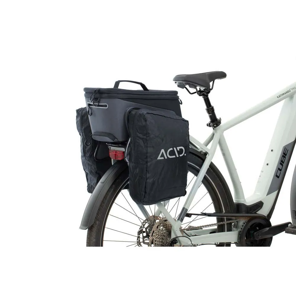 ACID City 8+ Fahrradtasche 7l, Black, One Size ACID City 8+ Fahrradtasche 7l, Black, One Size