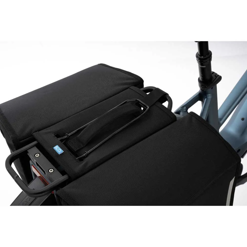 ACID City Classic Fahrradtaschen 30l, Black, One Size ACID City Classic Fahrradtaschen 30l, Black, One Size