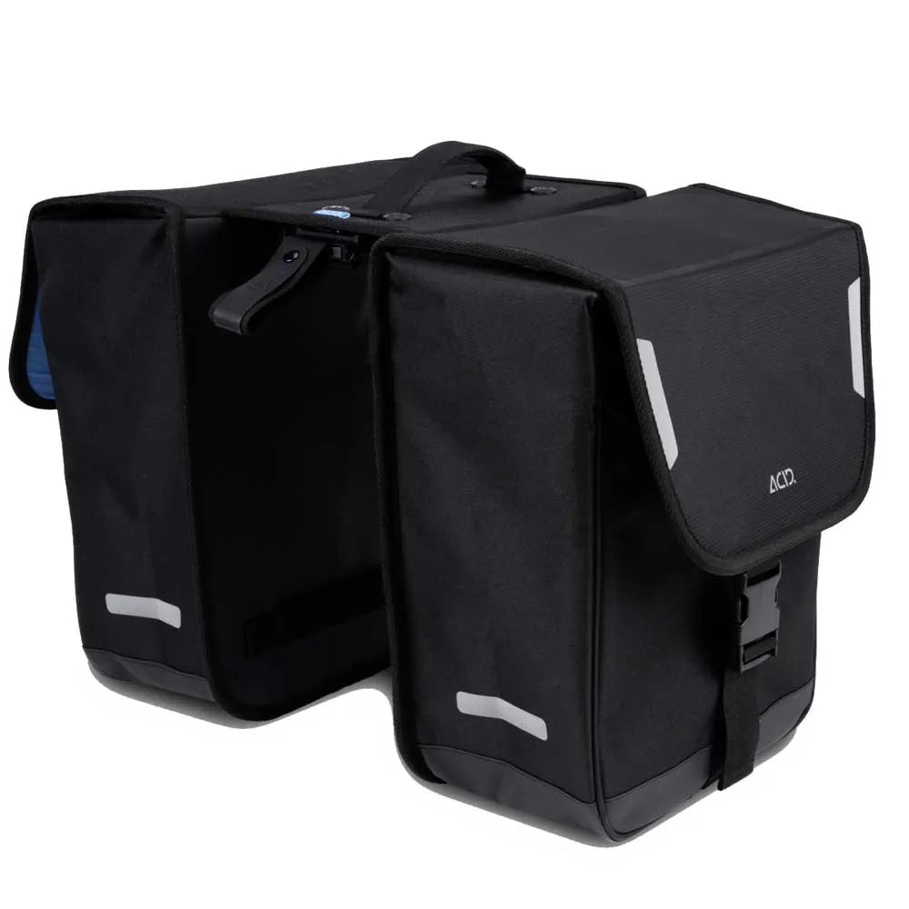 ACID City Classic Rlink Fahrradtaschen 30l, Black, One Size ACID City Classic Rlink Fahrradtaschen 30l, Black, One Size