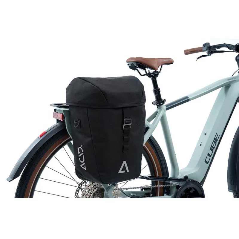 ACID City Smlink Fahrradtasche 15l, Black, One Size ACID City Smlink Fahrradtasche 15l, Black, One Size