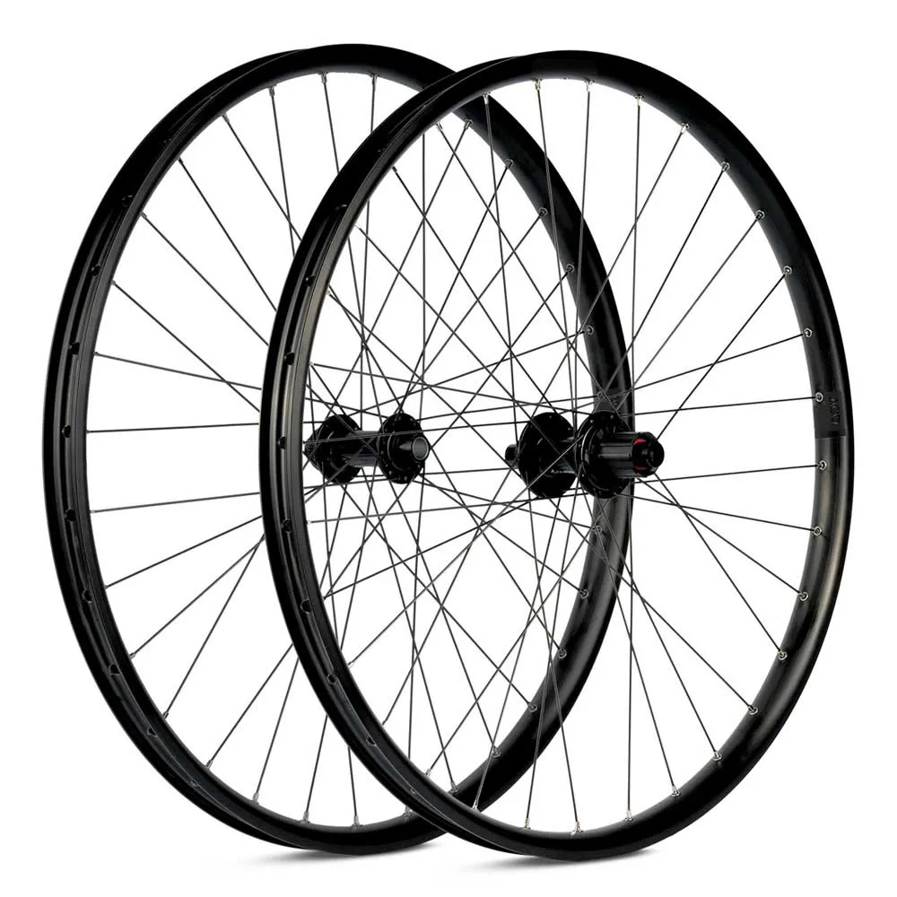 ACID Cmpt Hpa 29´´ 6b Disc Qr Mtb-laufradsatz, Black / white, 5 x 100/5 x 135mm, Shimano/Sram HG