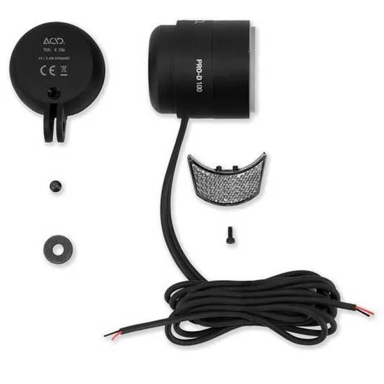 ACID Dynamo Pro-d 100 Frontlicht, Black, One Size ACID Dynamo Pro-d 100 Frontlicht, Black, One Size