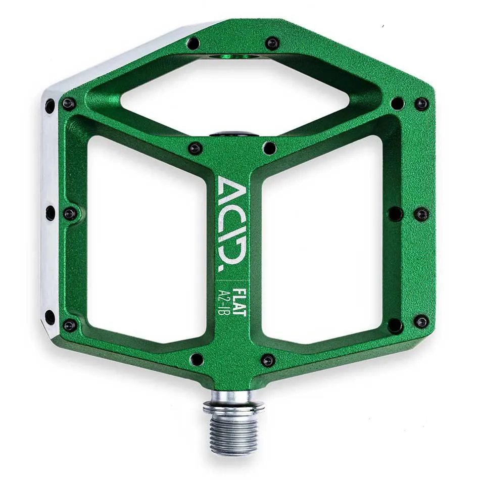 ACID Flat A2-ib Pedale, Green, One Size ACID Flat A2-ib Pedale, Green, One Size