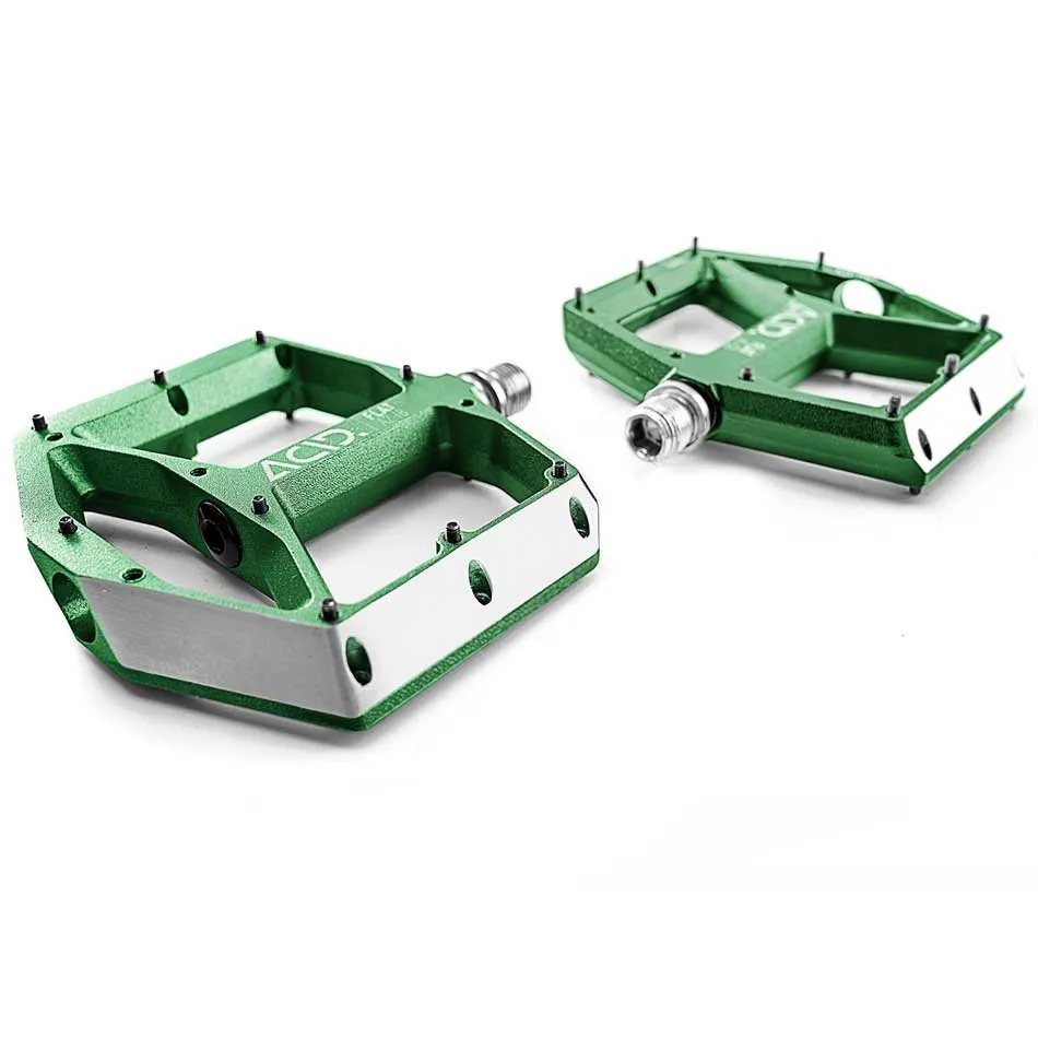 ACID Flat A2-ib Pedale, Green, One Size ACID Flat A2-ib Pedale, Green, One Size