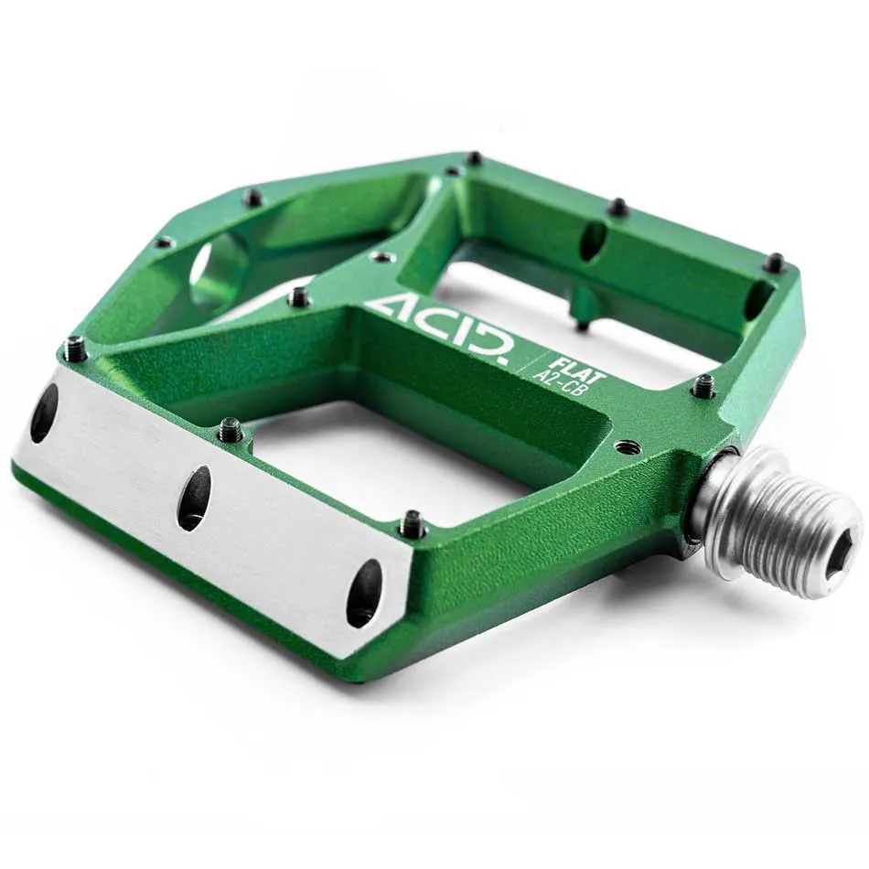 ACID Flat A2-ib Pedale, Green, One Size ACID Flat A2-ib Pedale, Green, One Size
