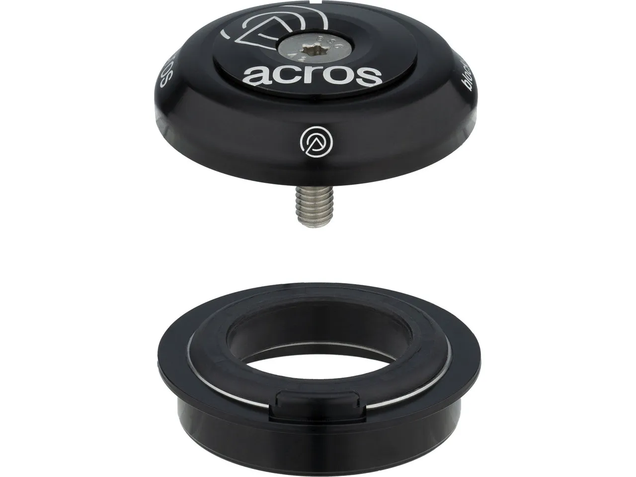 ACROS Blocklock Steuersatz Oberteil für 164° Lenkeinschlag, Schwarz, ZS44/28.6
