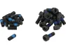 ACROS Pedal Pin Set, Schwarz, one_size