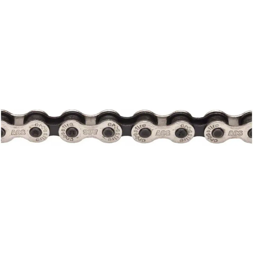 ACS Crossfire Singlespeed Kette, Silver, 106 Links, 1s ACS Crossfire Singlespeed Kette, Silver, 106 Links, 1s