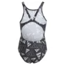 adidas 3 Bar Logo Graphic Badeanzug, Black / wonsil, 7-8Y