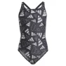 adidas 3 Bar Logo Graphic Badeanzug, Black / wonsil, 7-8Y