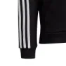 adidas 3 Stripes Reißverschlusspullover, Black / white, 5-6Y